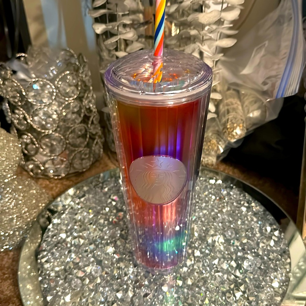 Starbucks 24oz Rainbow tumbler Pride collection